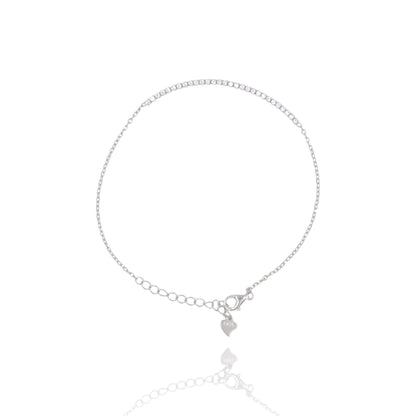 Silver Soft Tennis Bracelet