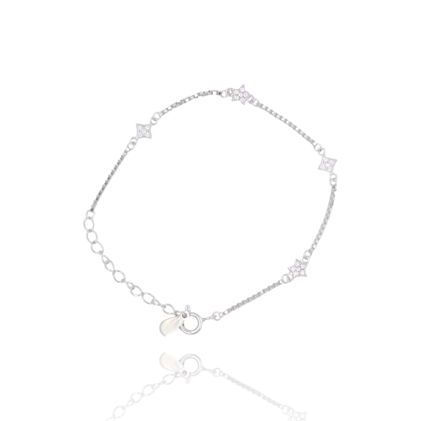 Silver Twinkle Line Bracelet