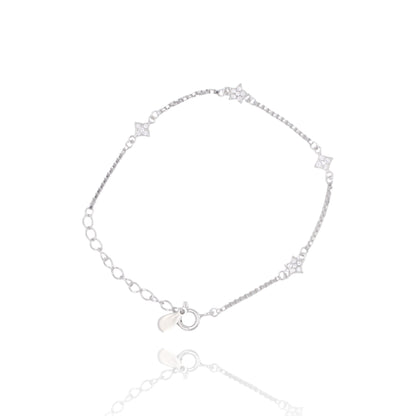 Silver Twinkle Line Bracelet