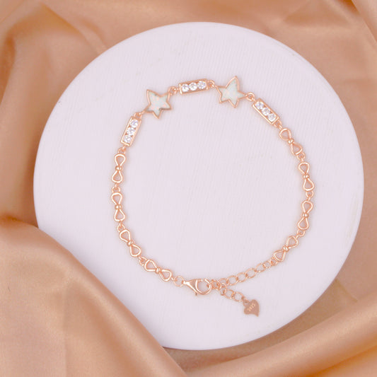 Rose Gold Starry Gleam Bracelet