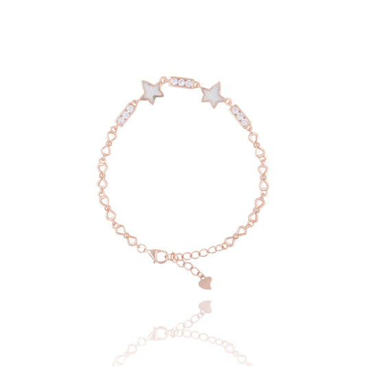 Rose Gold Starry Gleam Bracelet