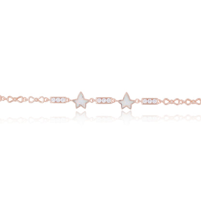 Rose Gold Starry Gleam Bracelet