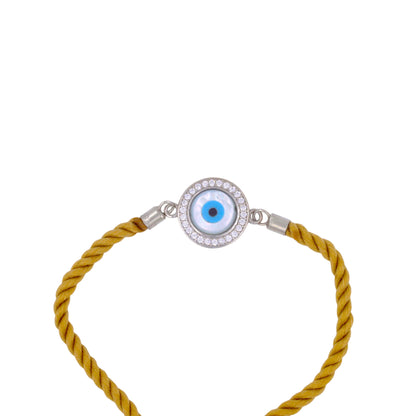 Evil Eye Silver Rakhi