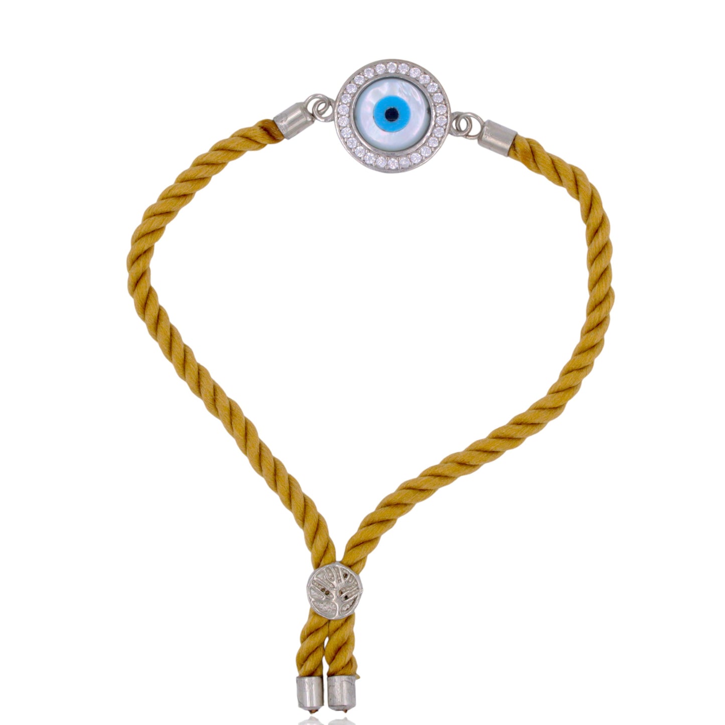 Evil Eye Silver Rakhi
