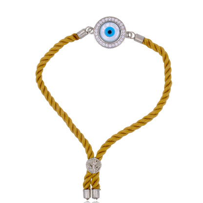 Evil Eye Silver Rakhi