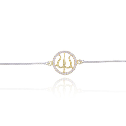 Trishul Viraasat Pure Silver Rakhi