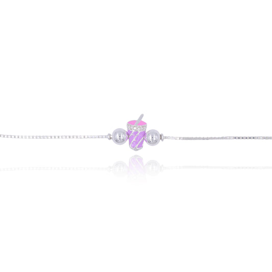 Sipper Kids Silver Rakhi