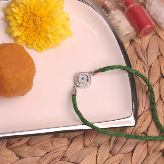 Raksha Kavach Silver Rakhi