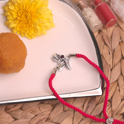 Trishakti Silver Rakhi
