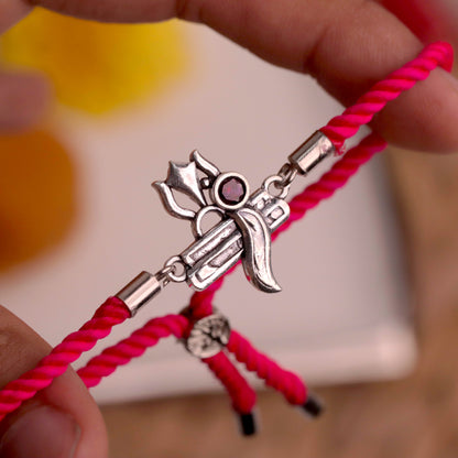Trishakti Silver Rakhi
