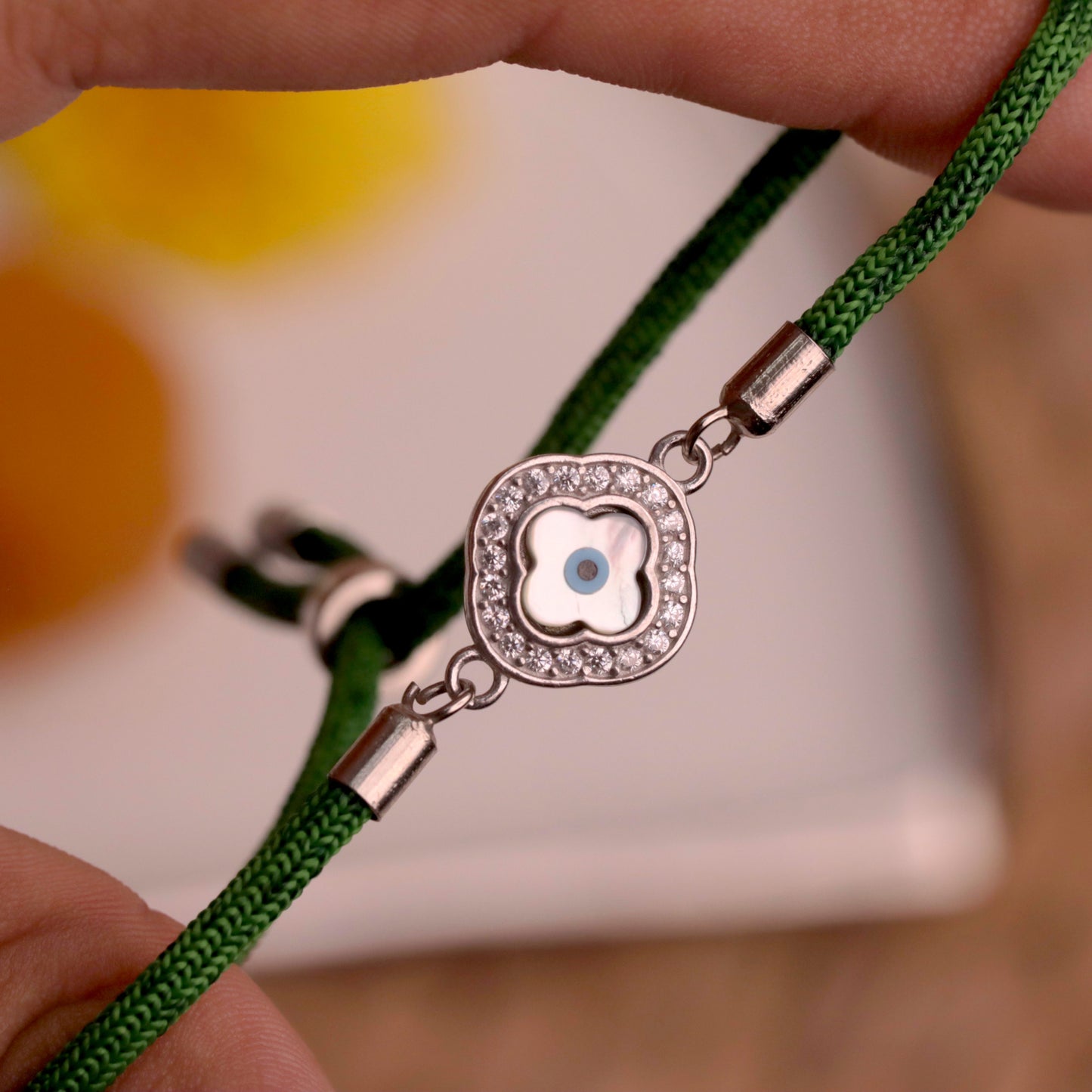 Raksha Kavach Silver Rakhi