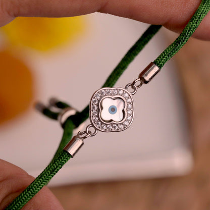 Raksha Kavach Silver Rakhi