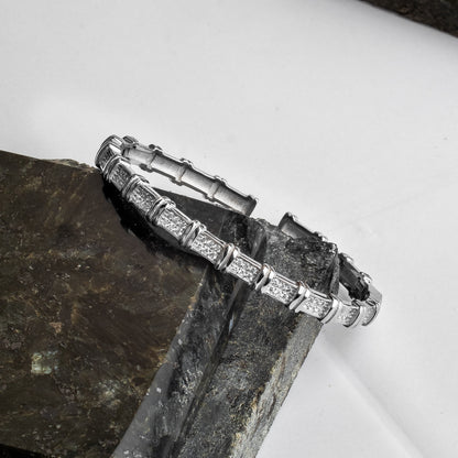 Silver Maverick Cuff/Kada