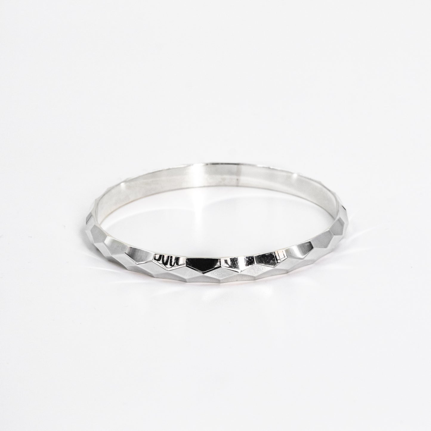 Silver Shimmering Cuff/Kada