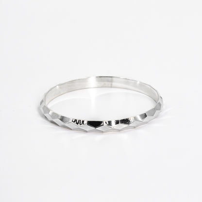 Silver Shimmering Cuff/Kada