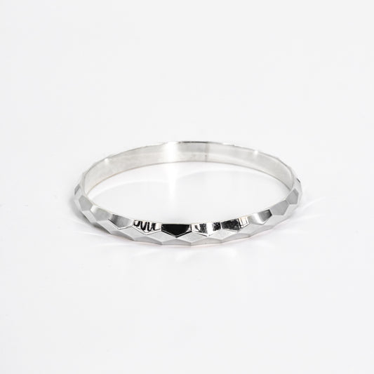 Silver Shimmering Cuff/Kada