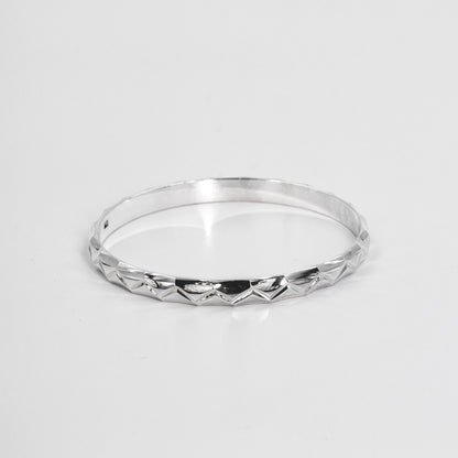 Silver Gleaming  Cuff/Kada
