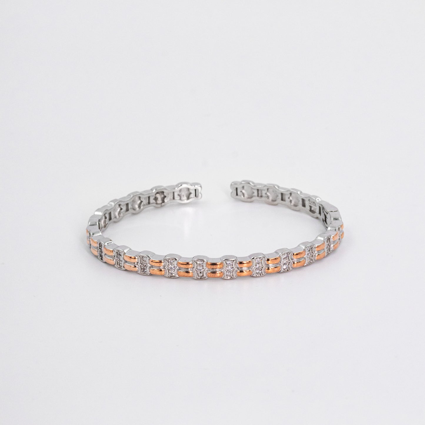 Silver Masculine Cuff/Kada
