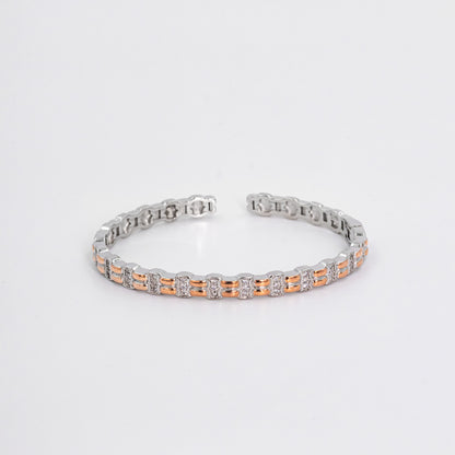Silver Masculine Cuff/Kada