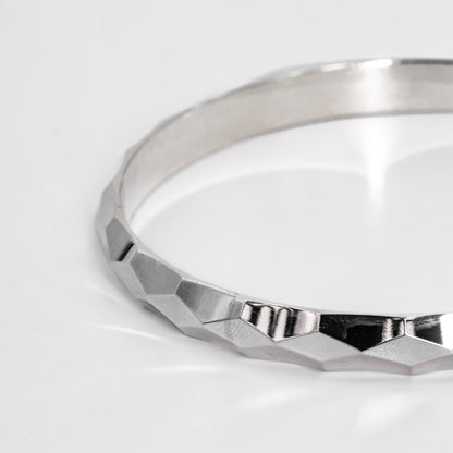 Silver Shimmering Cuff/Kada