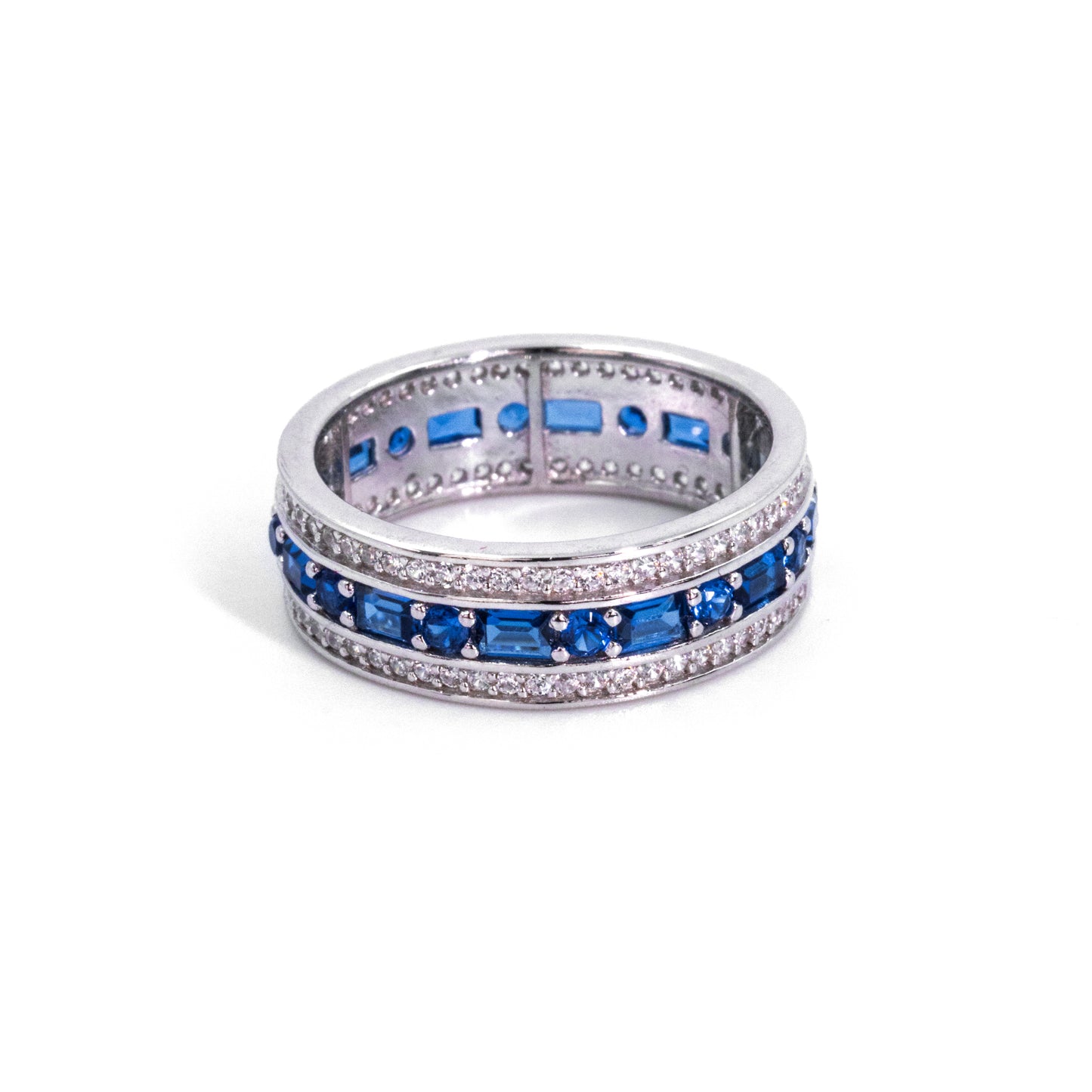 Silver Oceanic Blue Beauty Ring