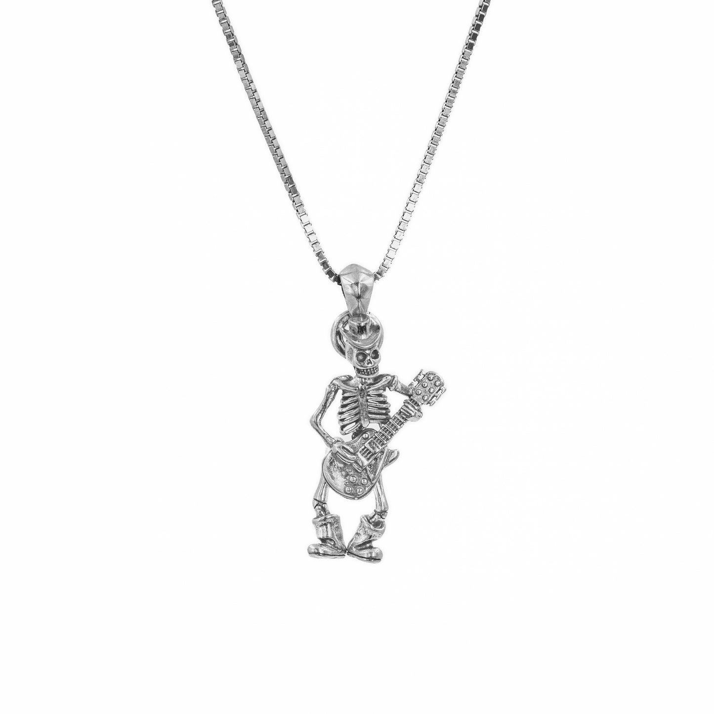 Vintage Dancing Skeleton Pendant