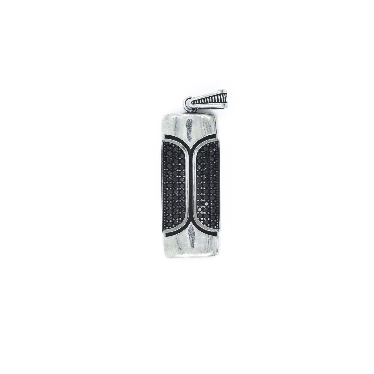 Silver Vintage Onyx Majesty Pendant