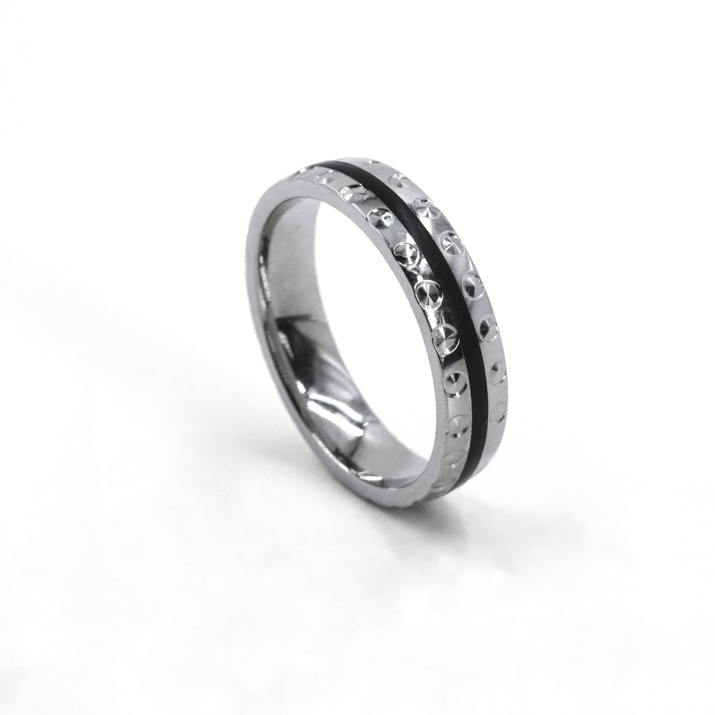 Silver Polished Loop Ring