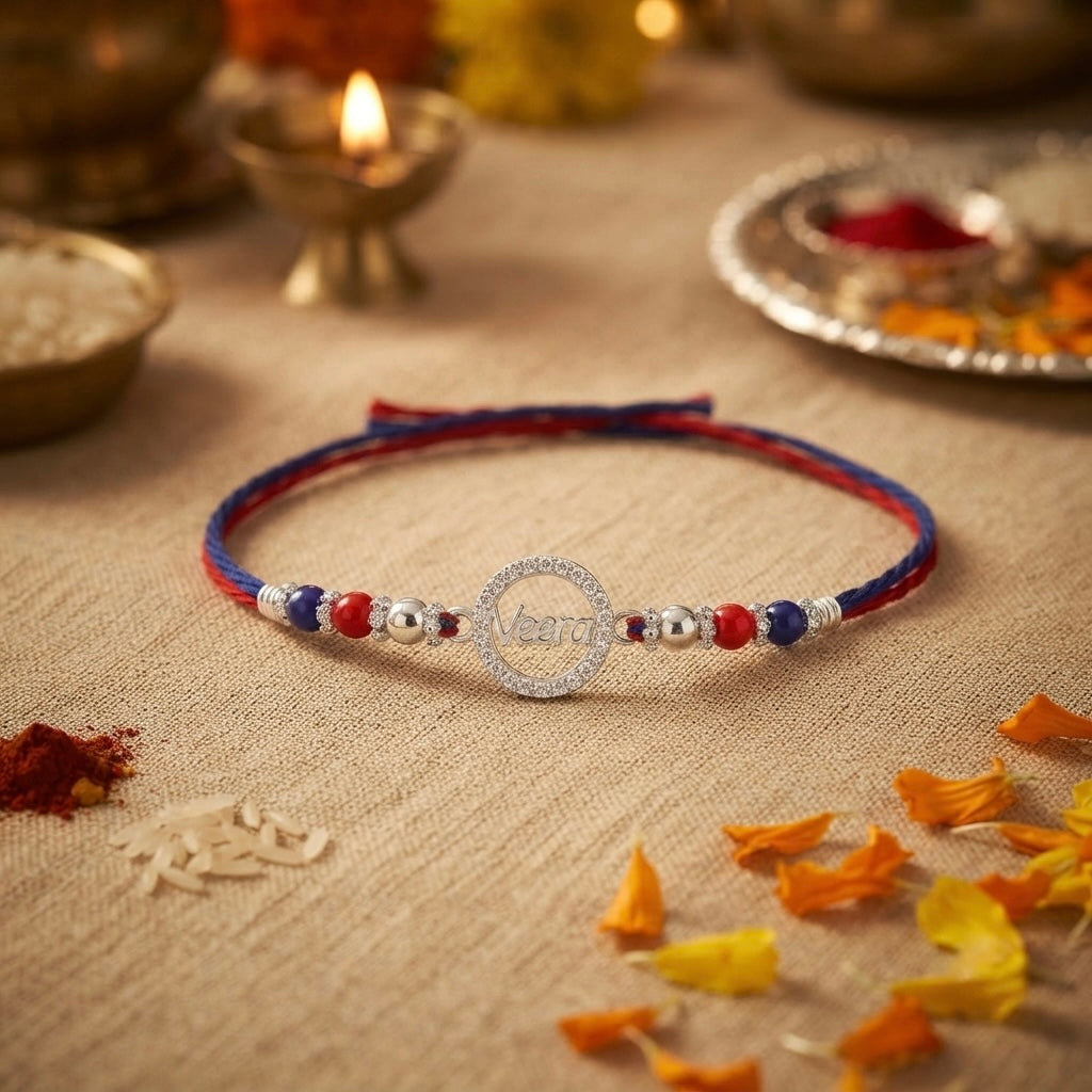 Mera Veera Silver Rakhi