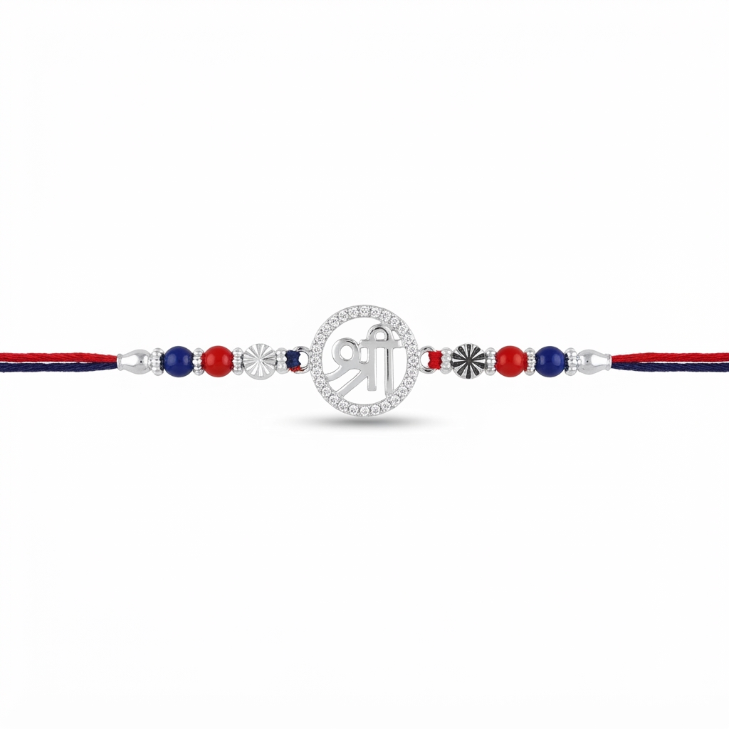 Shree Siddhi Silver Rakhi