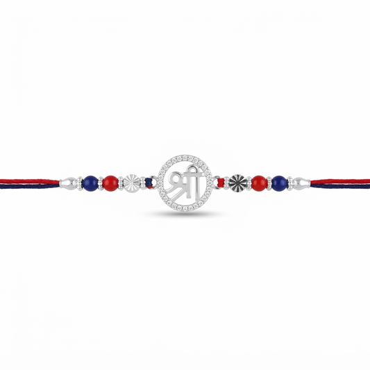 Shree Siddhi Silver Rakhi