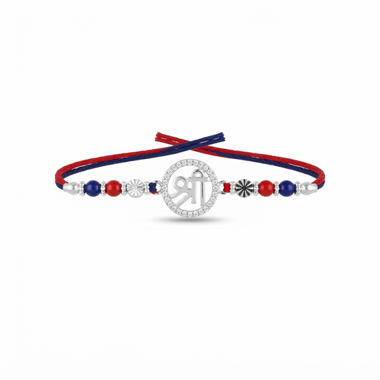 Shree Siddhi Silver Rakhi