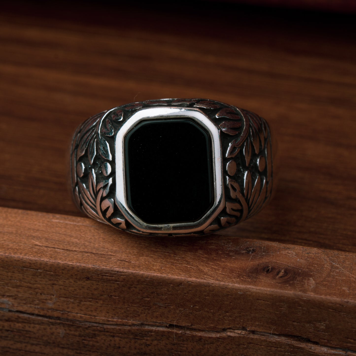 Vintage Black Regency Ring