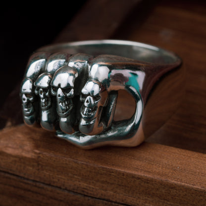Vintage Skull Inception Ring