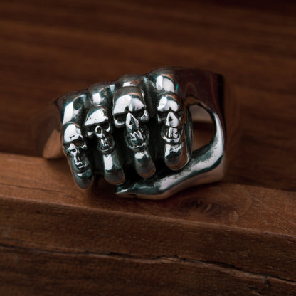 Vintage Skull Inception Ring