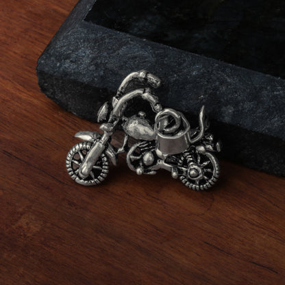 Silver Motorcycle Pendant