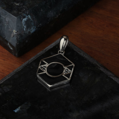 Silver Crisp Cornerstone Pendant
