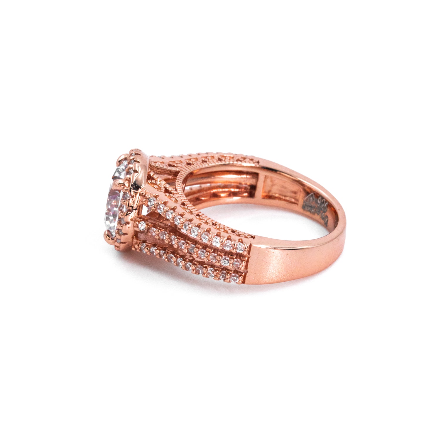 Rose Gold Sparkling Starlight Ring