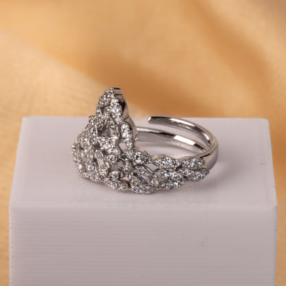 Silver Shimmering Delight Ring