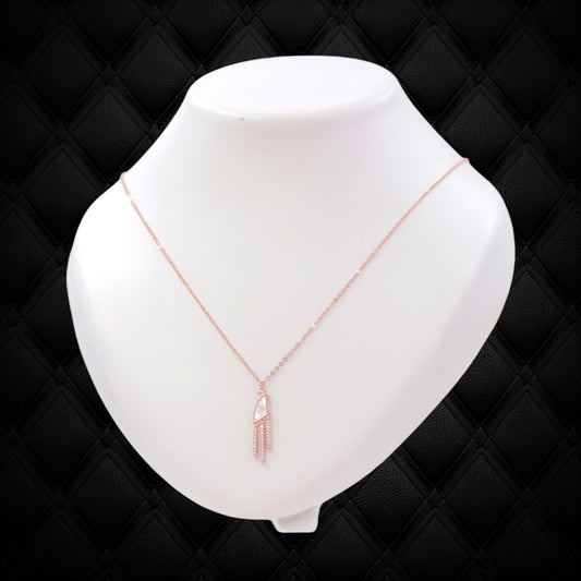 Rosegold Pearlavia Chain Pendant