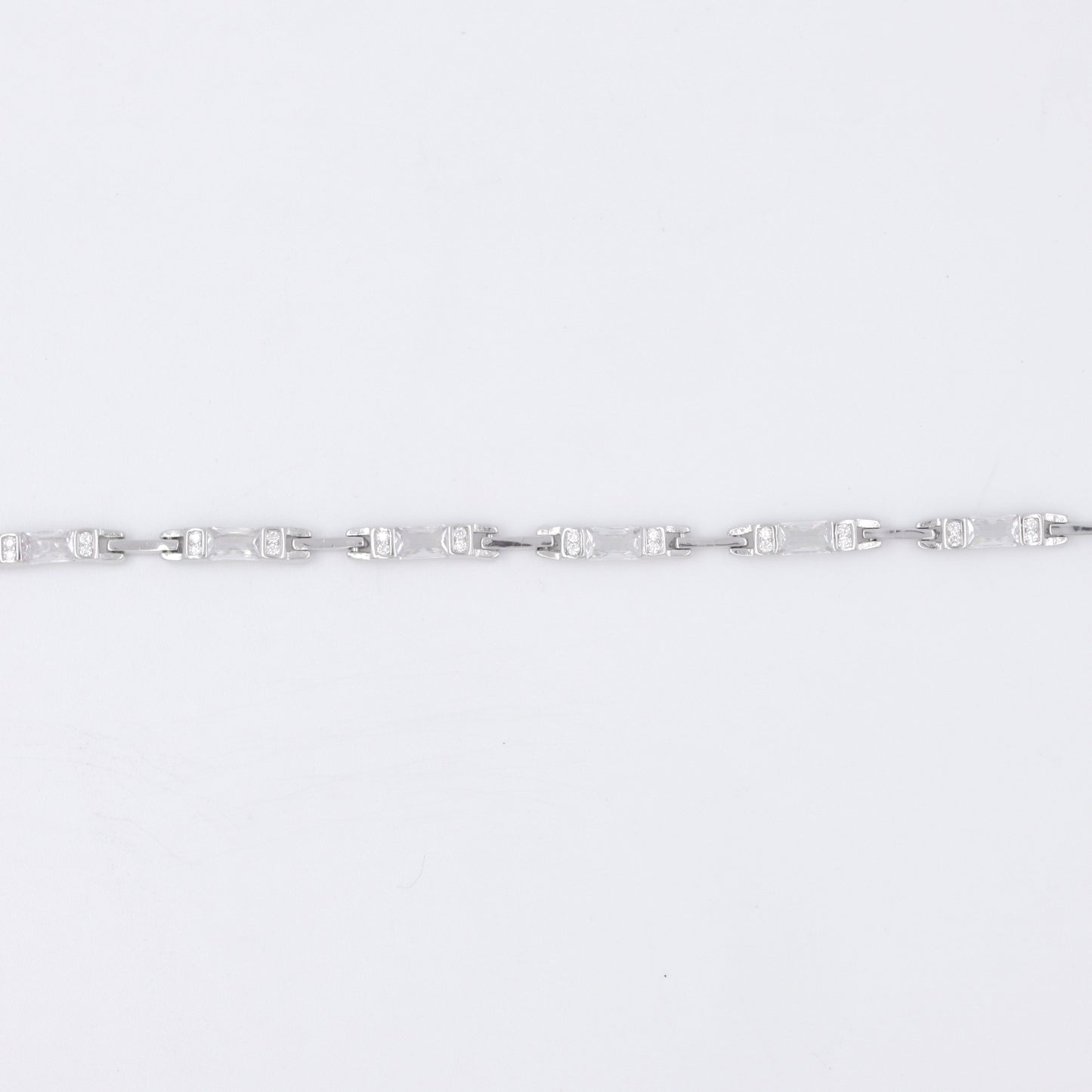 Silver Stone Sleek Bracelet