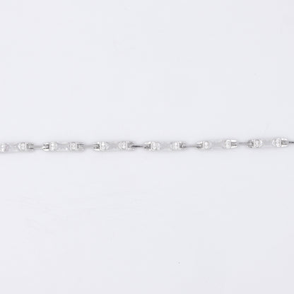Silver Stone Sleek Bracelet