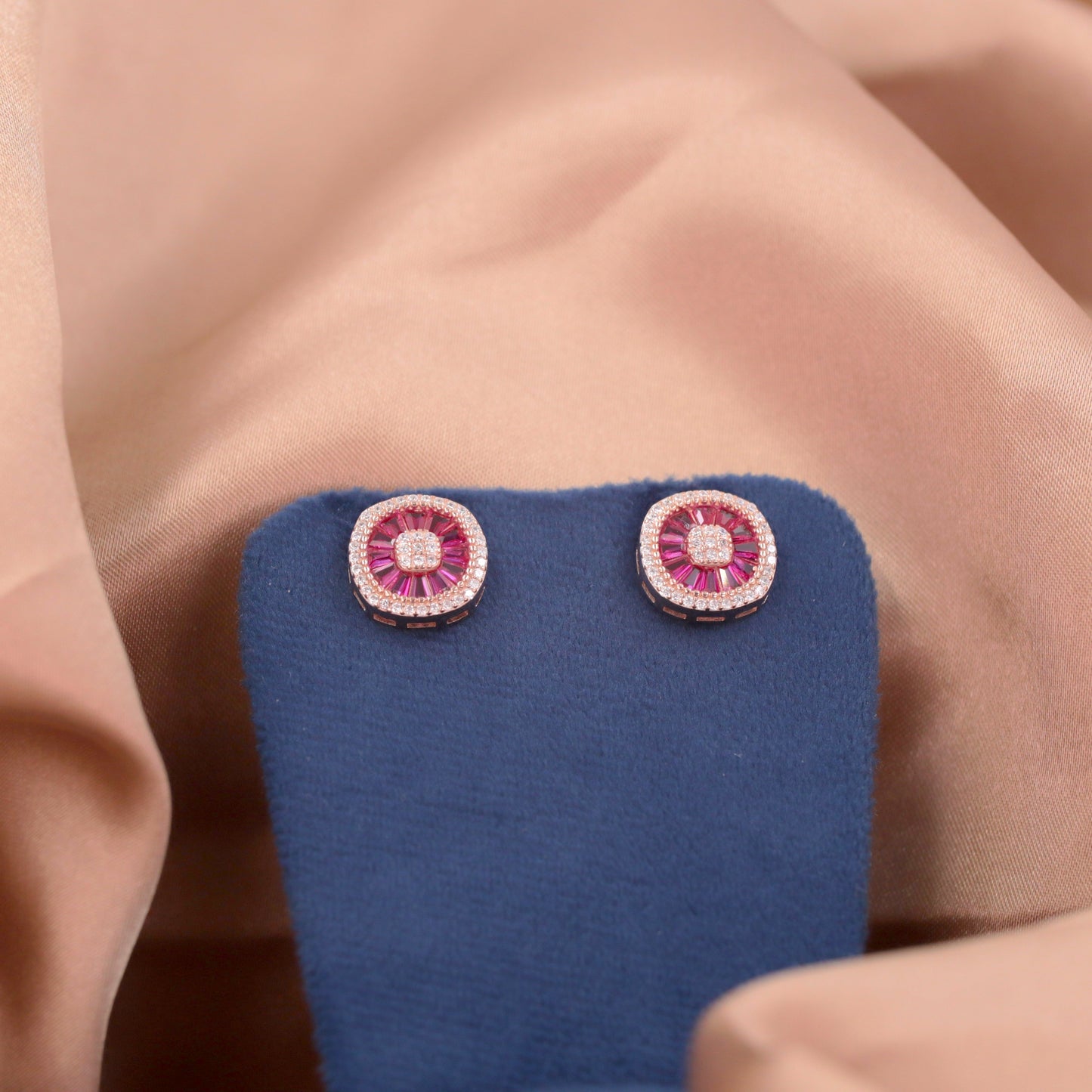 Rose Gold Empress Glow Earrings